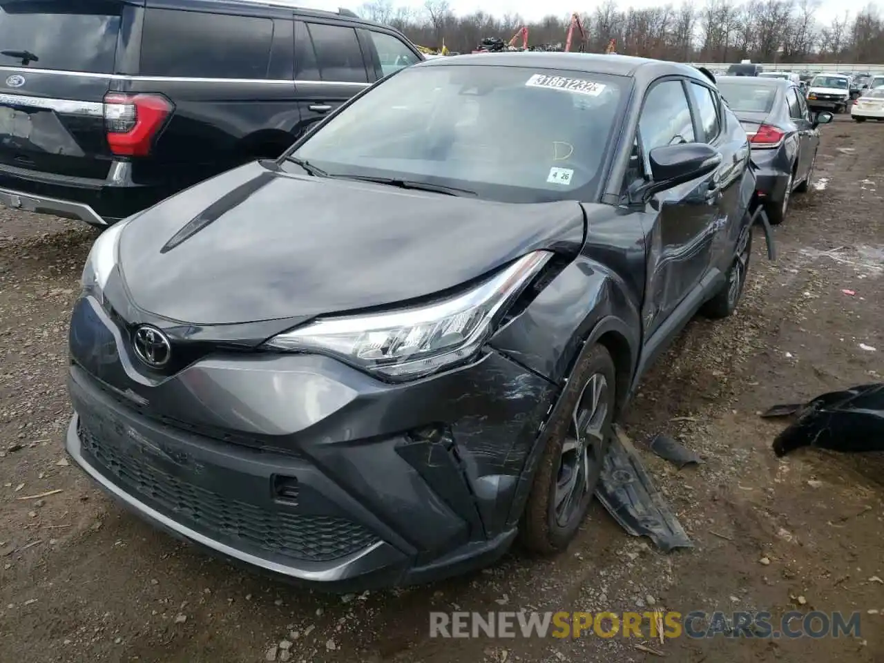 2 Photograph of a damaged car NMTKHMBX8MR123694 TOYOTA C-HR 2021