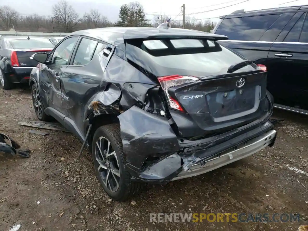 3 Photograph of a damaged car NMTKHMBX8MR123694 TOYOTA C-HR 2021