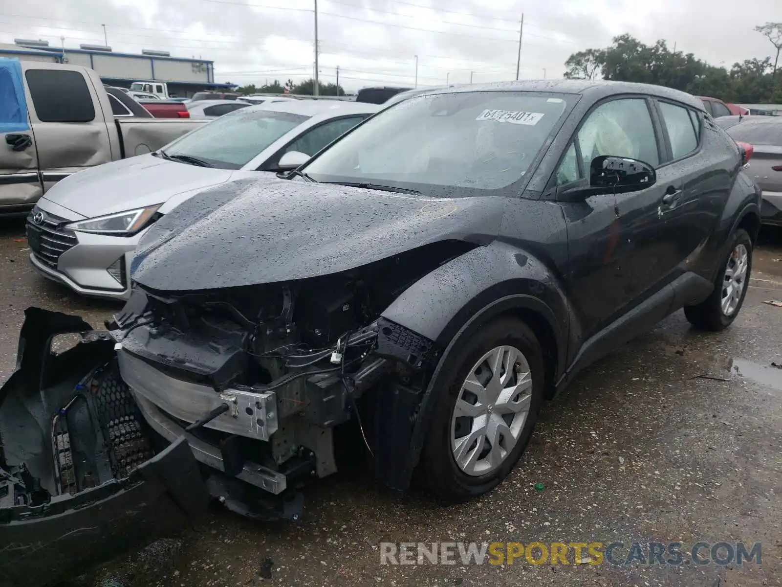 2 Photograph of a damaged car NMTKHMBX8MR125770 TOYOTA C-HR 2021