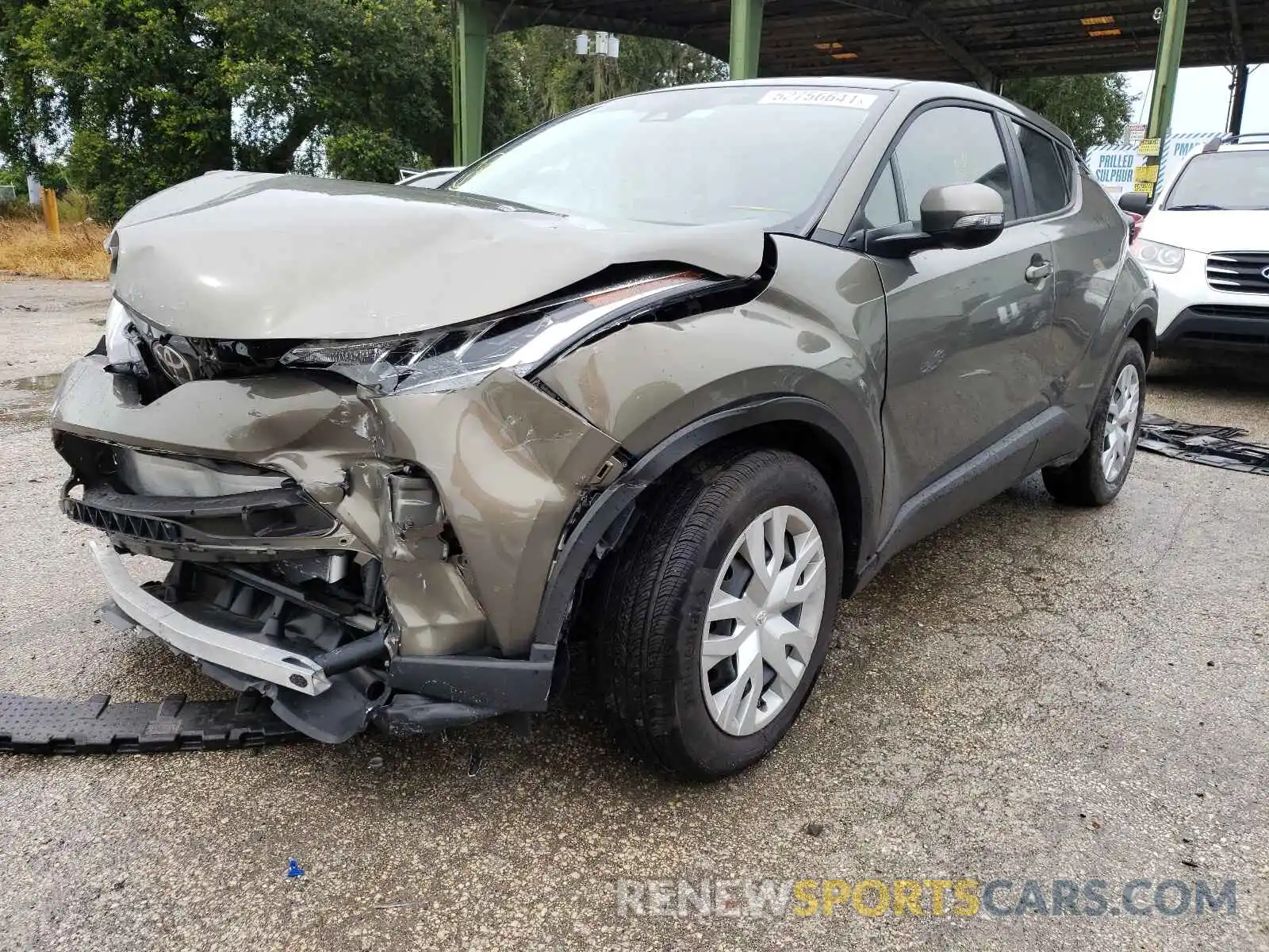 2 Photograph of a damaged car NMTKHMBX8MR127101 TOYOTA C-HR 2021