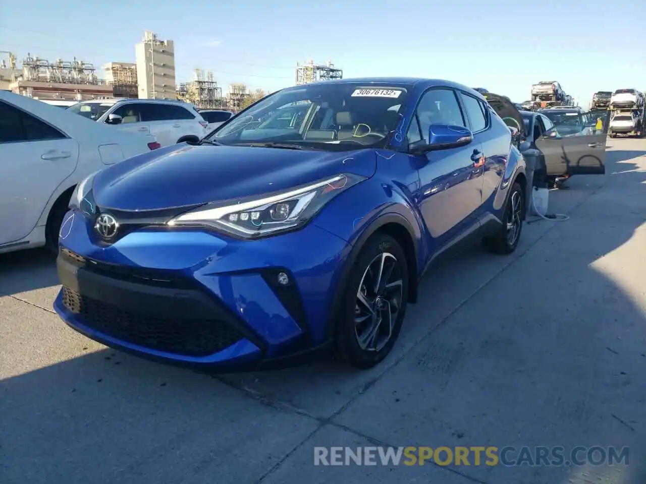 2 Photograph of a damaged car NMTKHMBX8MR131097 TOYOTA C-HR 2021