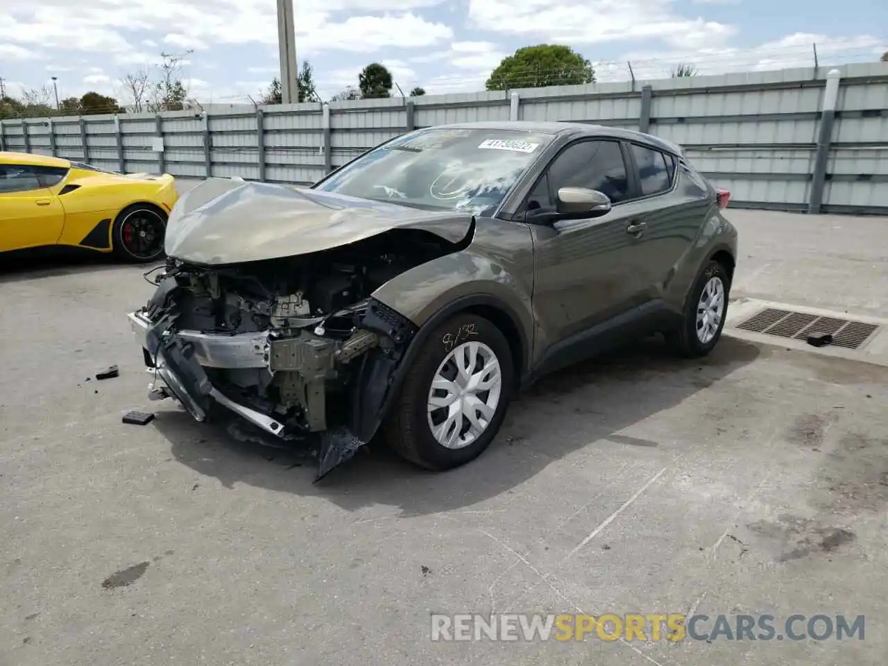 2 Photograph of a damaged car NMTKHMBX8MR134839 TOYOTA C-HR 2021