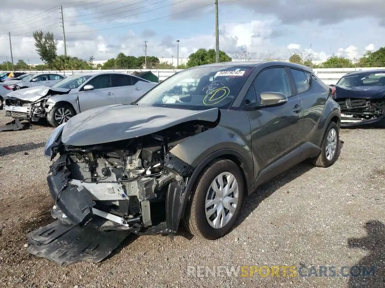 2 Photograph of a damaged car NMTKHMBX8MR136798 TOYOTA C-HR 2021