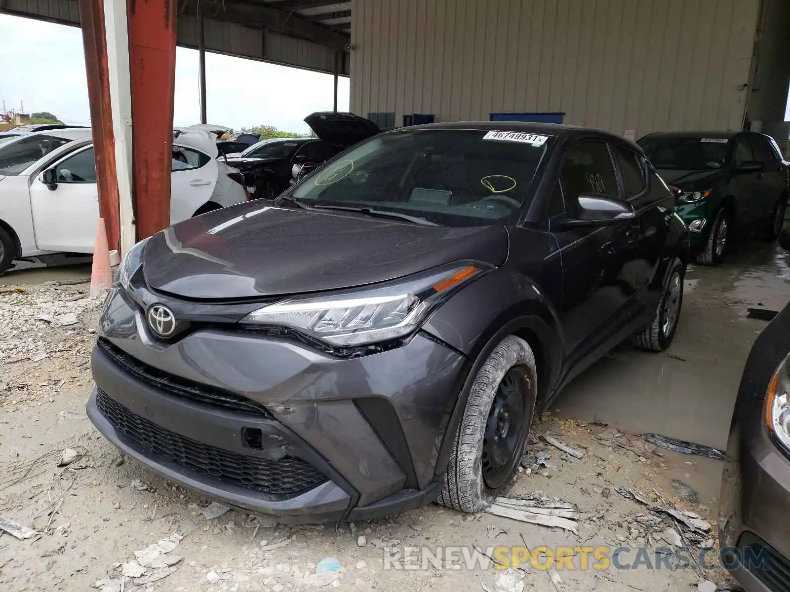 2 Photograph of a damaged car NMTKHMBX9MR119931 TOYOTA C-HR 2021