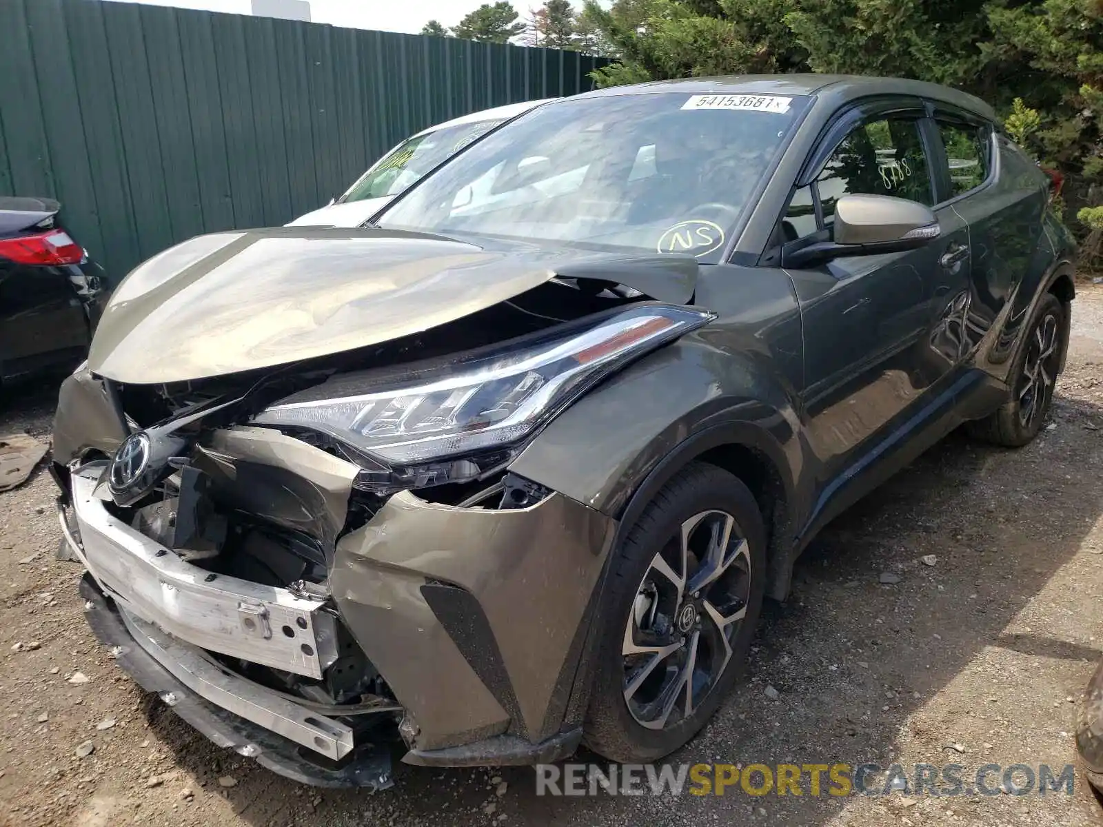 2 Photograph of a damaged car NMTKHMBX9MR120139 TOYOTA C-HR 2021