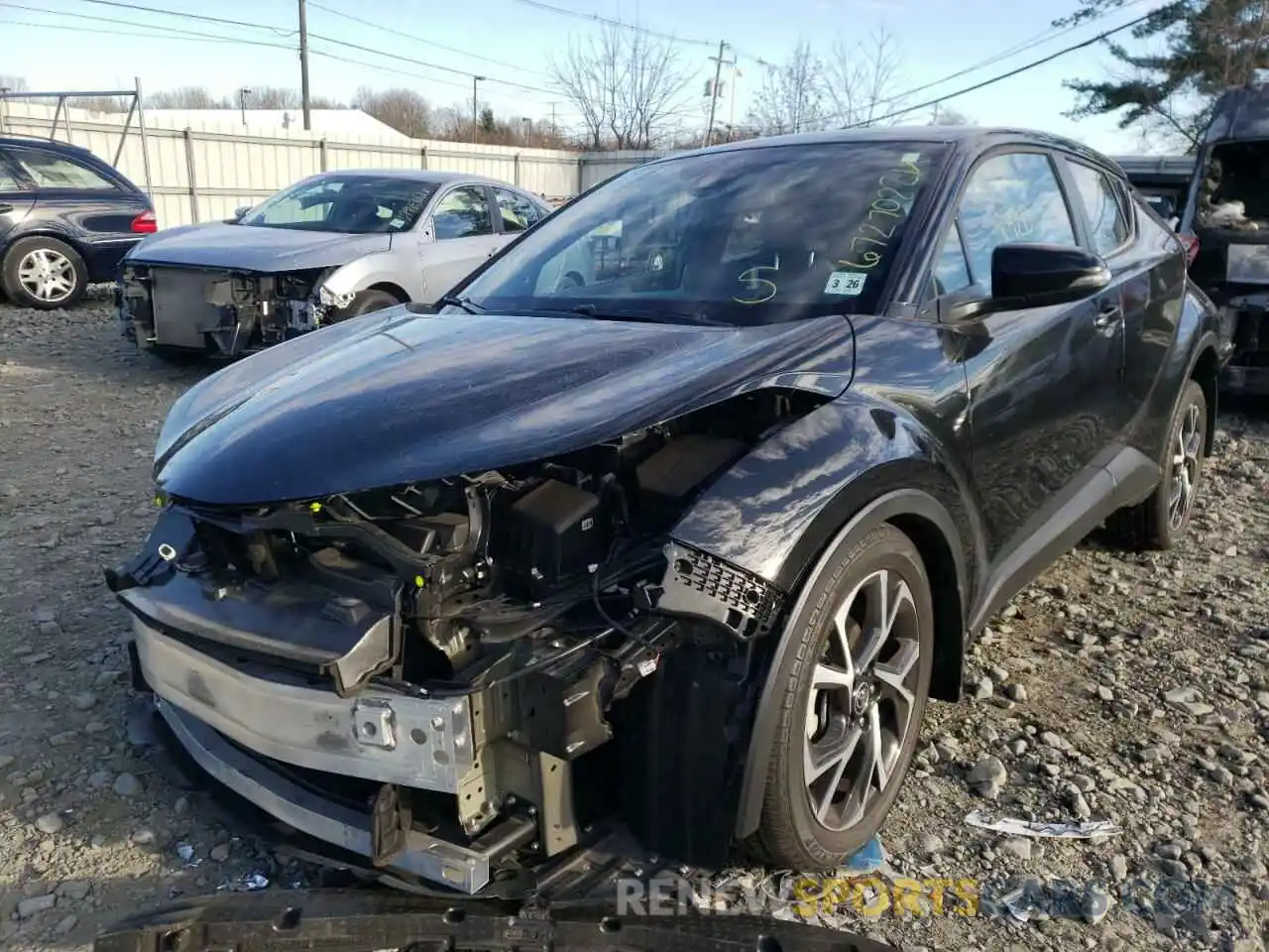 2 Photograph of a damaged car NMTKHMBX9MR121369 TOYOTA C-HR 2021