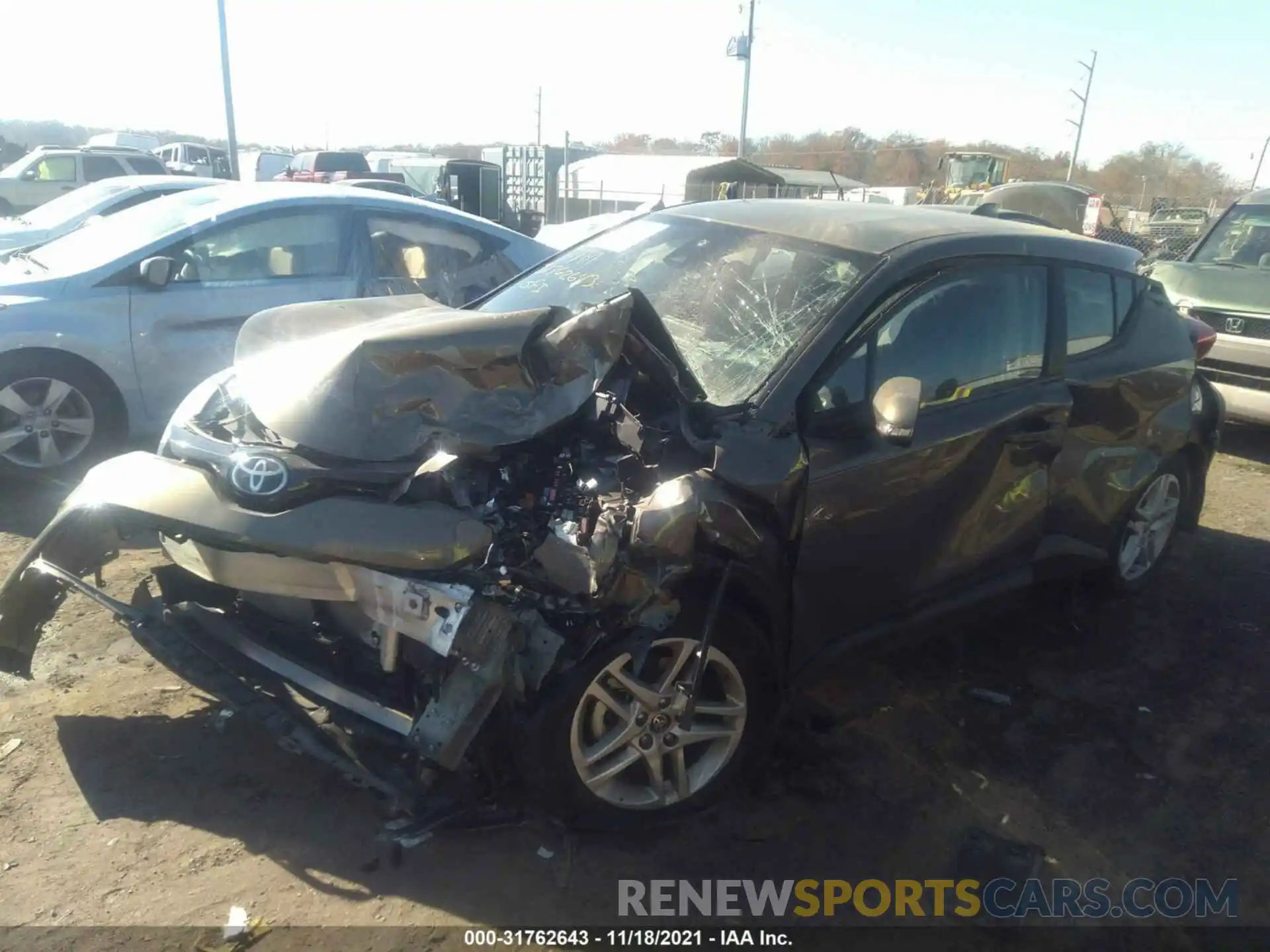 2 Photograph of a damaged car NMTKHMBX9MR123607 TOYOTA C-HR 2021