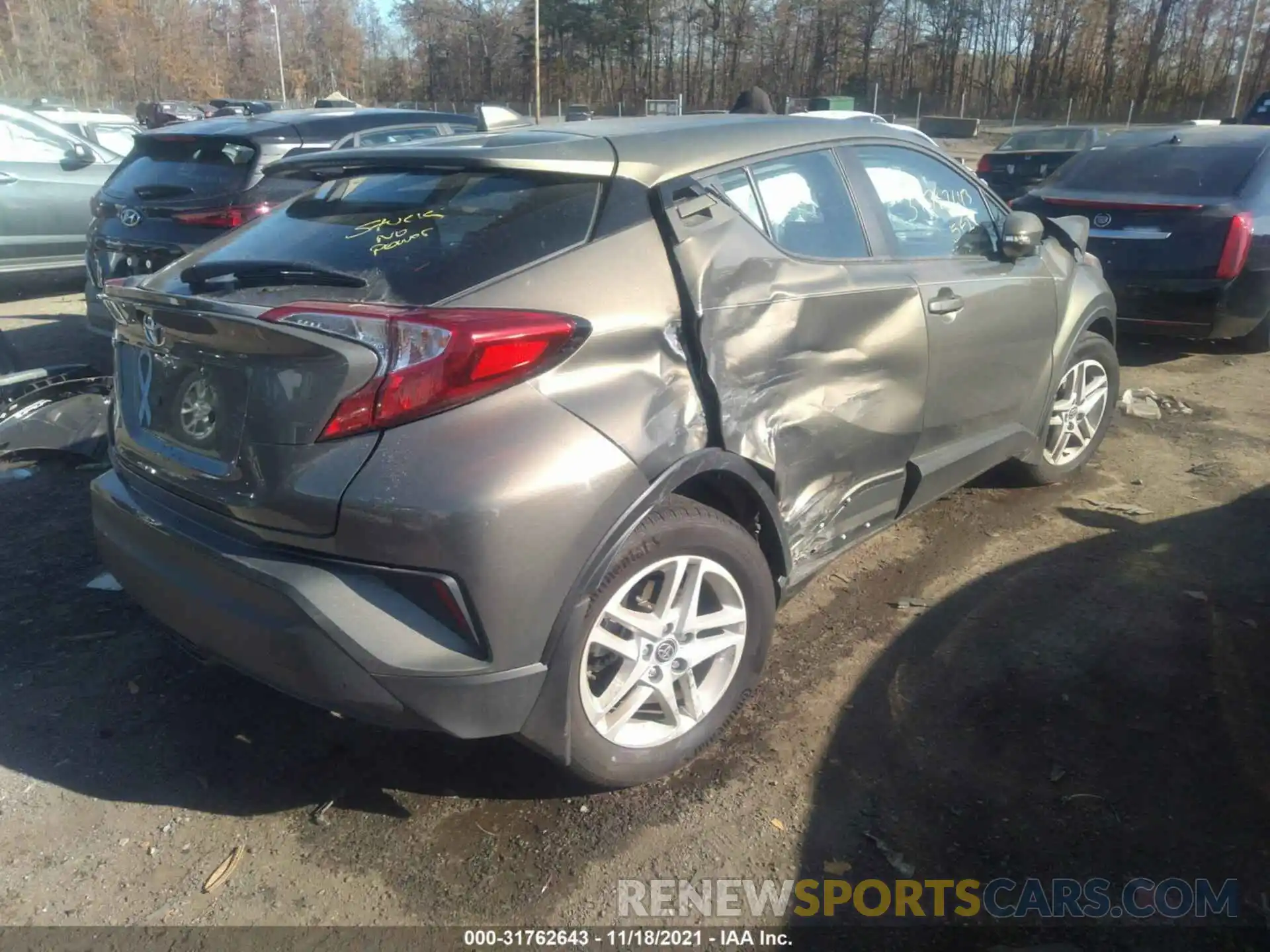 4 Photograph of a damaged car NMTKHMBX9MR123607 TOYOTA C-HR 2021