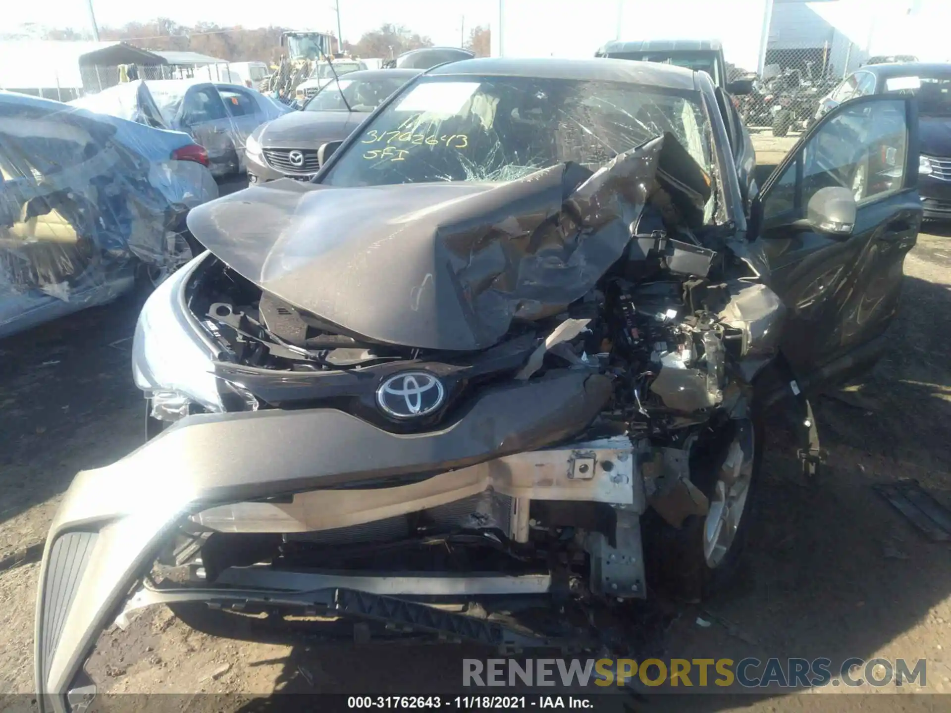 6 Photograph of a damaged car NMTKHMBX9MR123607 TOYOTA C-HR 2021