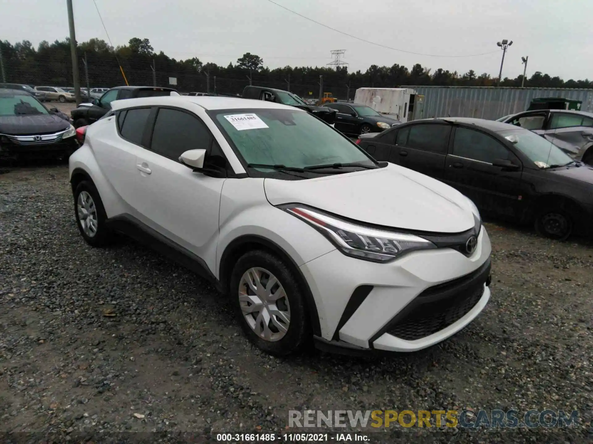 1 Photograph of a damaged car NMTKHMBX9MR125082 TOYOTA C-HR 2021