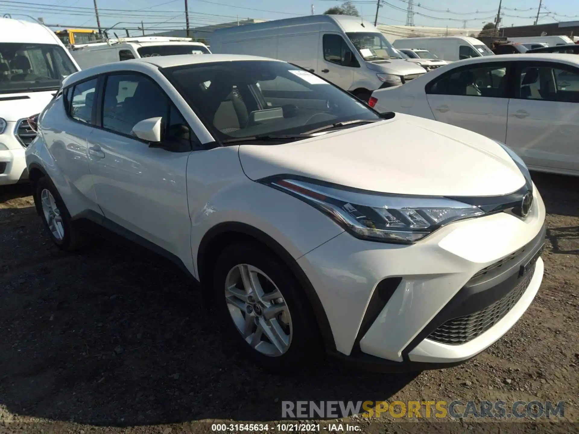 1 Photograph of a damaged car NMTKHMBX9MR127589 TOYOTA C-HR 2021