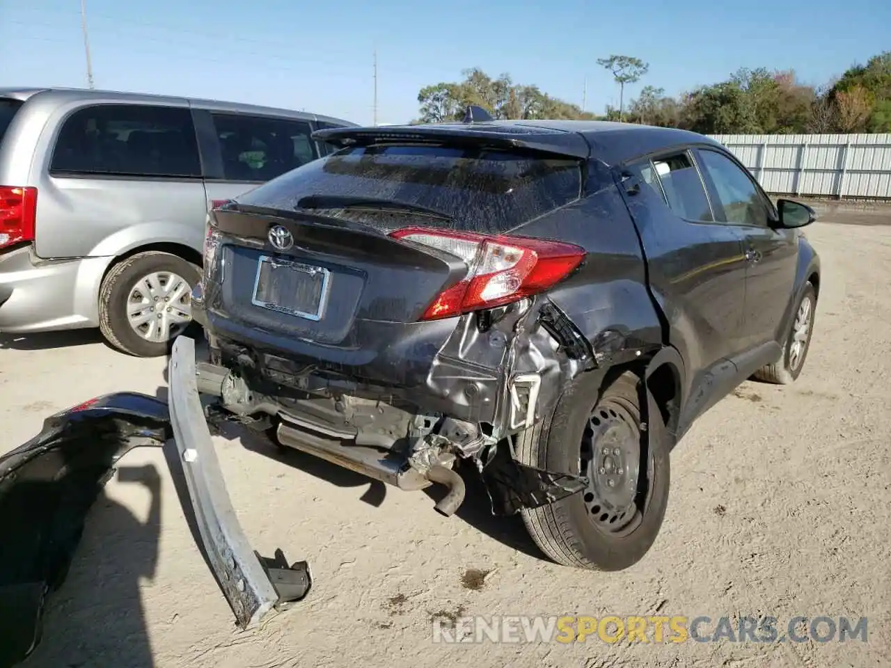 4 Photograph of a damaged car NMTKHMBX9MR129861 TOYOTA C-HR 2021