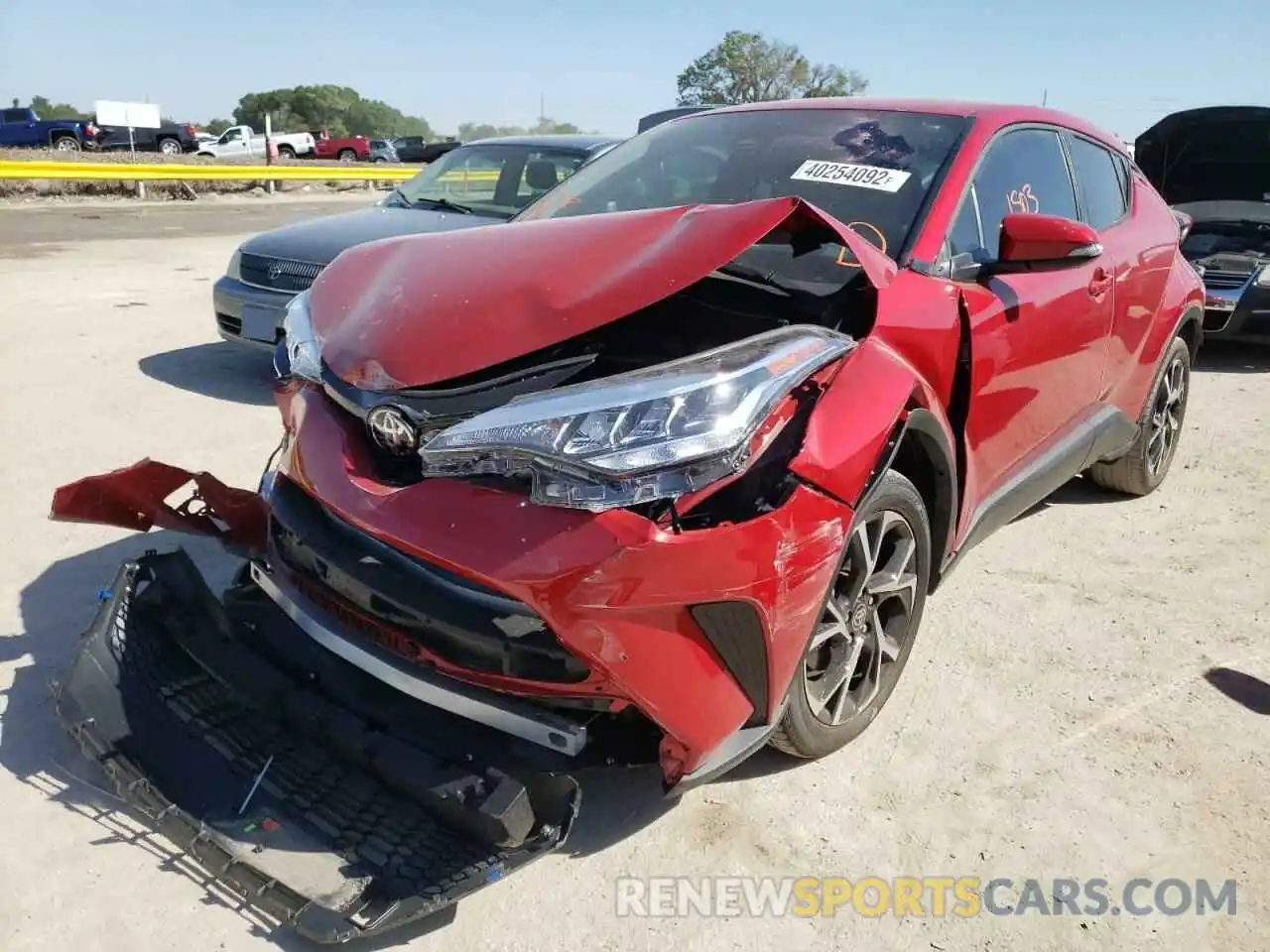 2 Photograph of a damaged car NMTKHMBX9MR135420 TOYOTA C-HR 2021