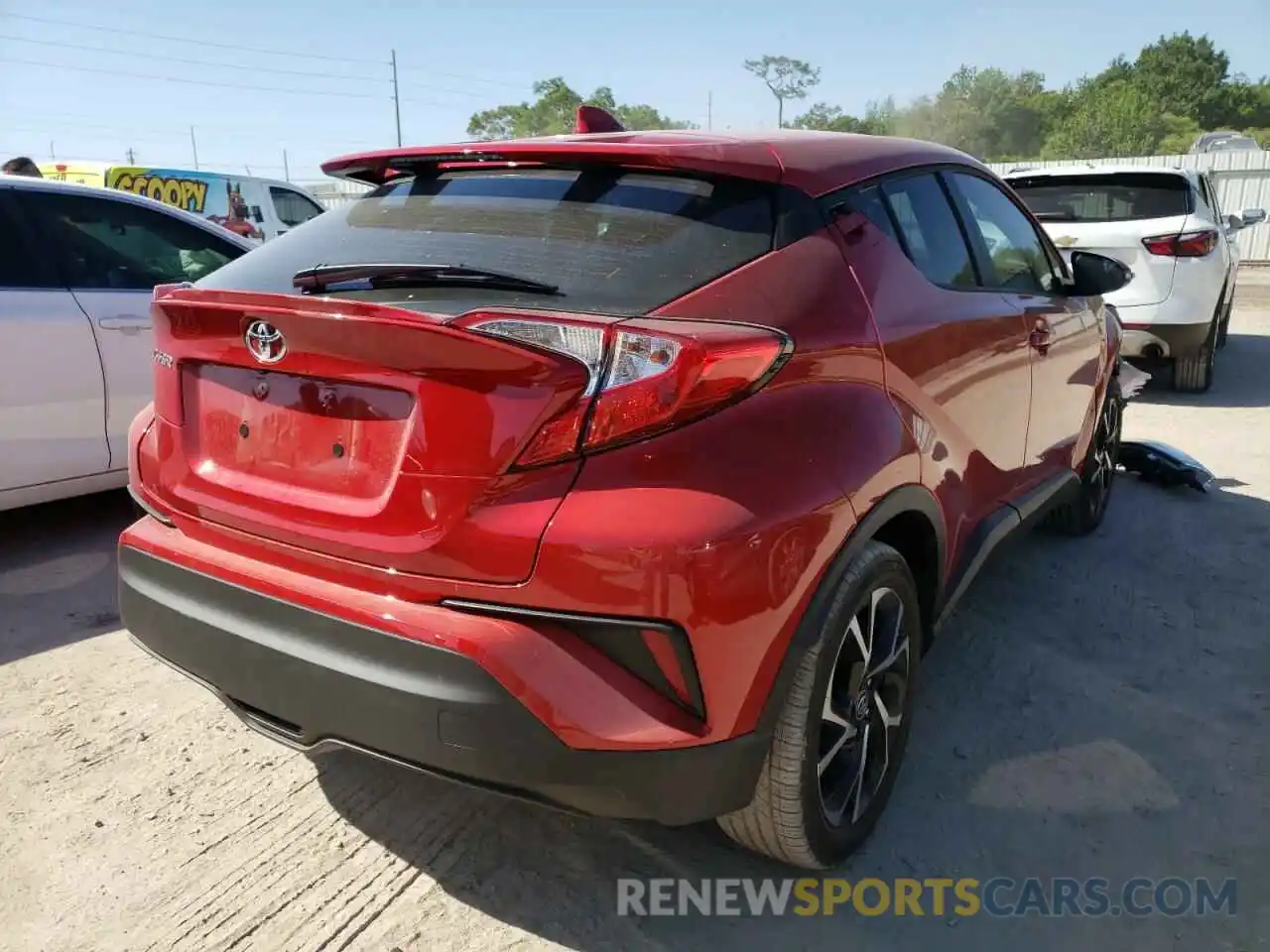 4 Photograph of a damaged car NMTKHMBX9MR135420 TOYOTA C-HR 2021