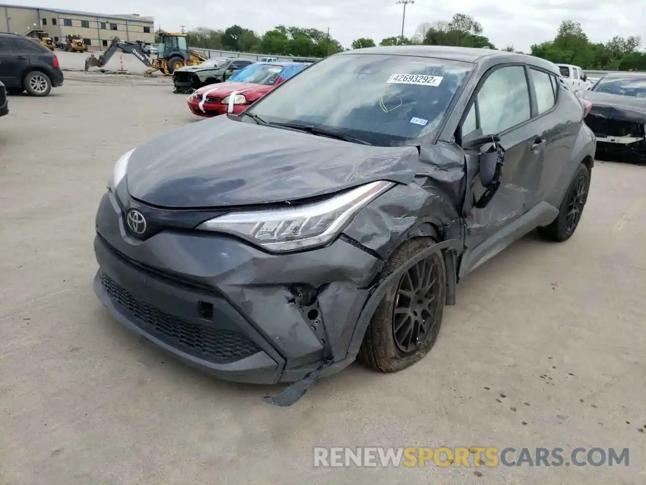 2 Фотография поврежденного автомобиля NMTKHMBX9MR135563 TOYOTA C-HR 2021