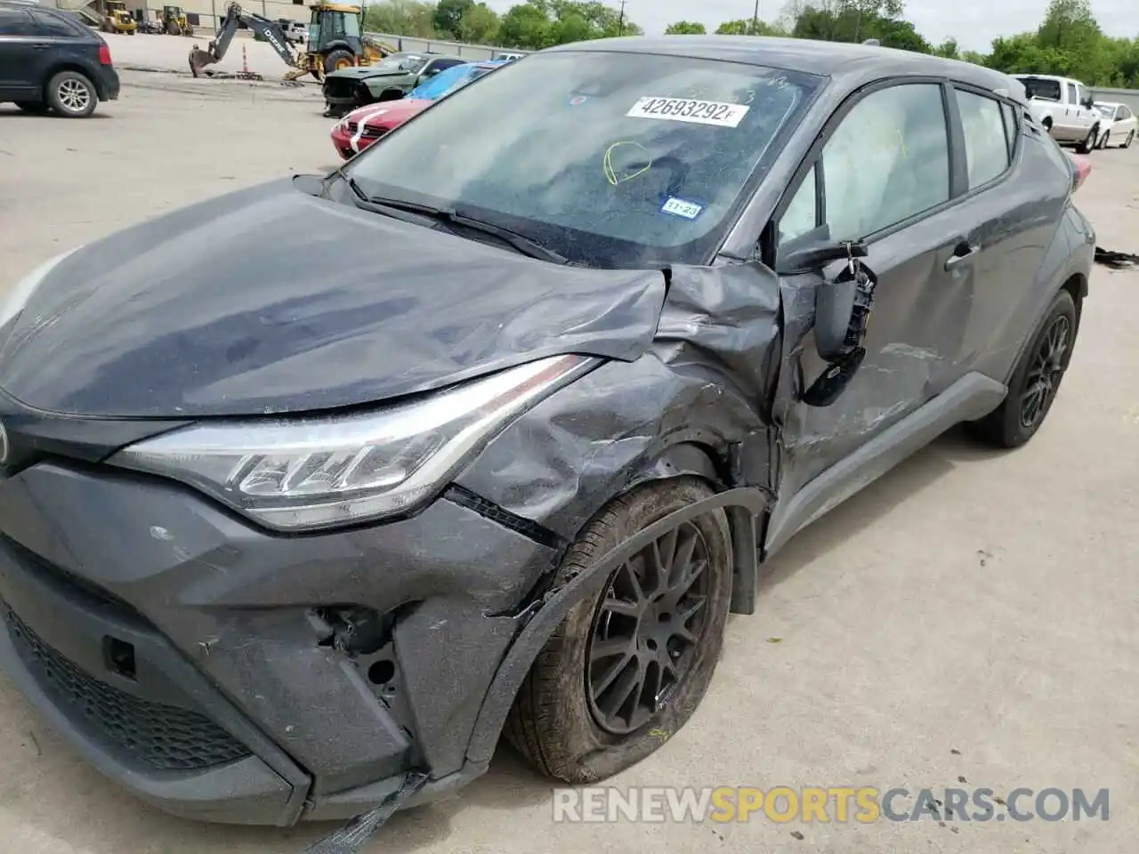 9 Фотография поврежденного автомобиля NMTKHMBX9MR135563 TOYOTA C-HR 2021