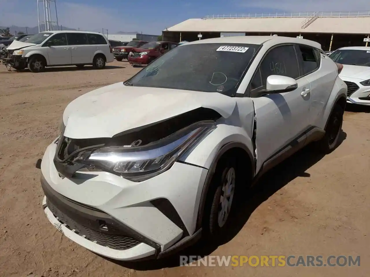 2 Photograph of a damaged car NMTKHMBX9MR135997 TOYOTA C-HR 2021