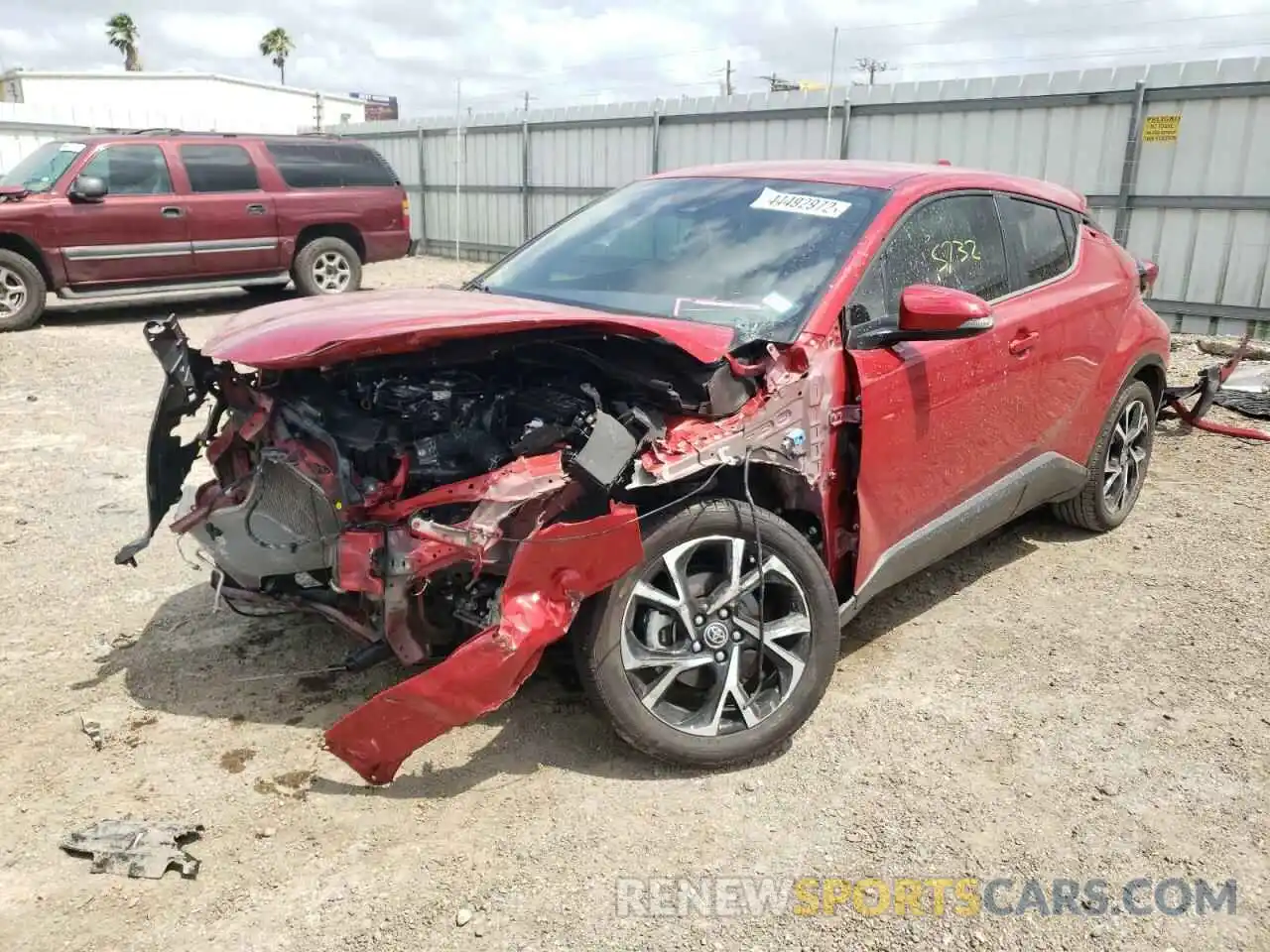 2 Photograph of a damaged car NMTKHMBXXMR119968 TOYOTA C-HR 2021