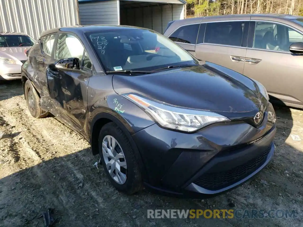 1 Photograph of a damaged car NMTKHMBXXMR123082 TOYOTA C-HR 2021