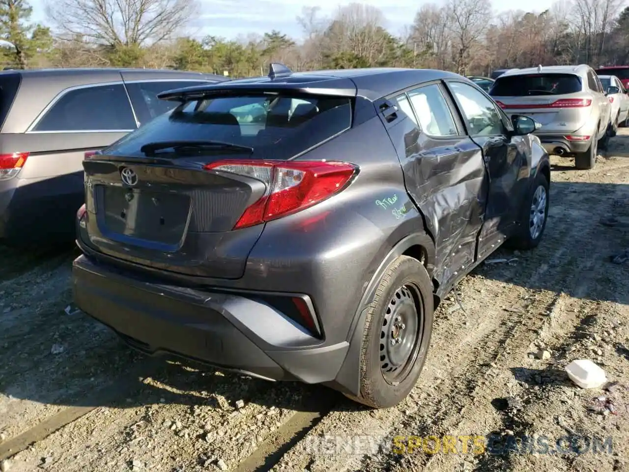 4 Photograph of a damaged car NMTKHMBXXMR123082 TOYOTA C-HR 2021