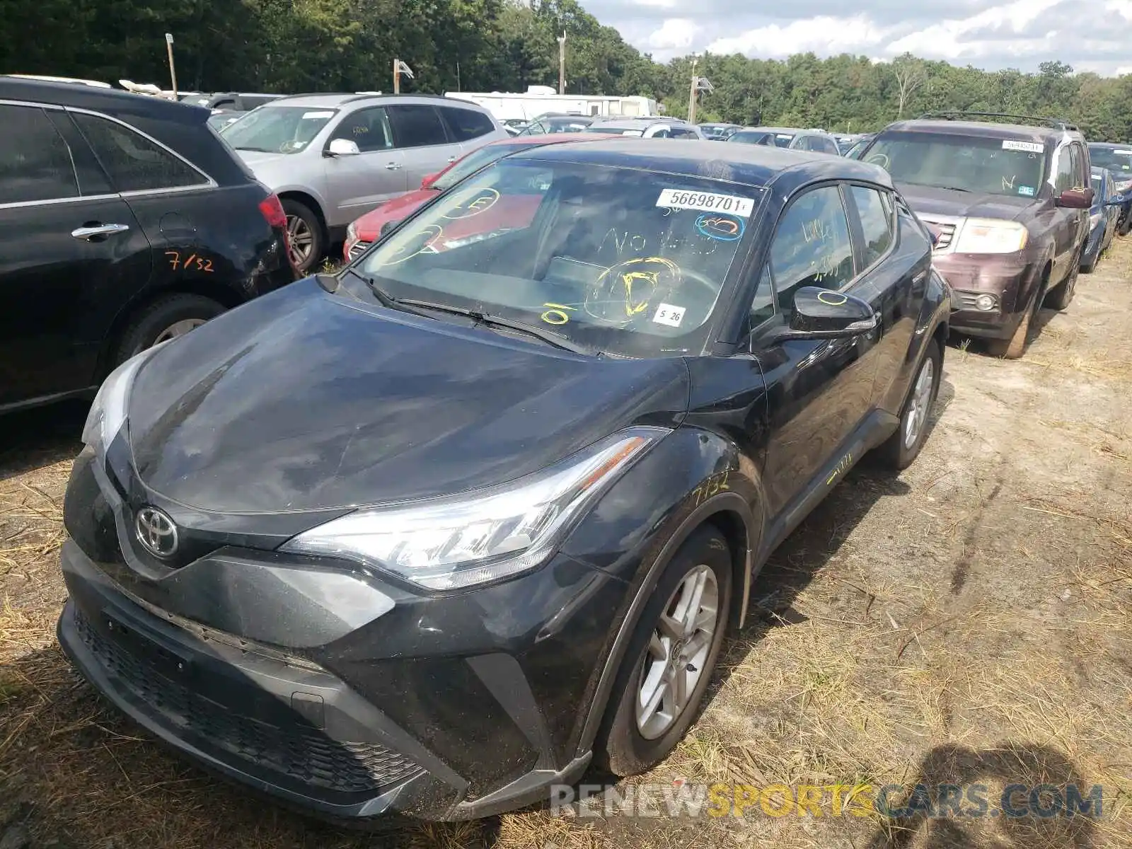 2 Photograph of a damaged car NMTKHMBXXMR123549 TOYOTA C-HR 2021