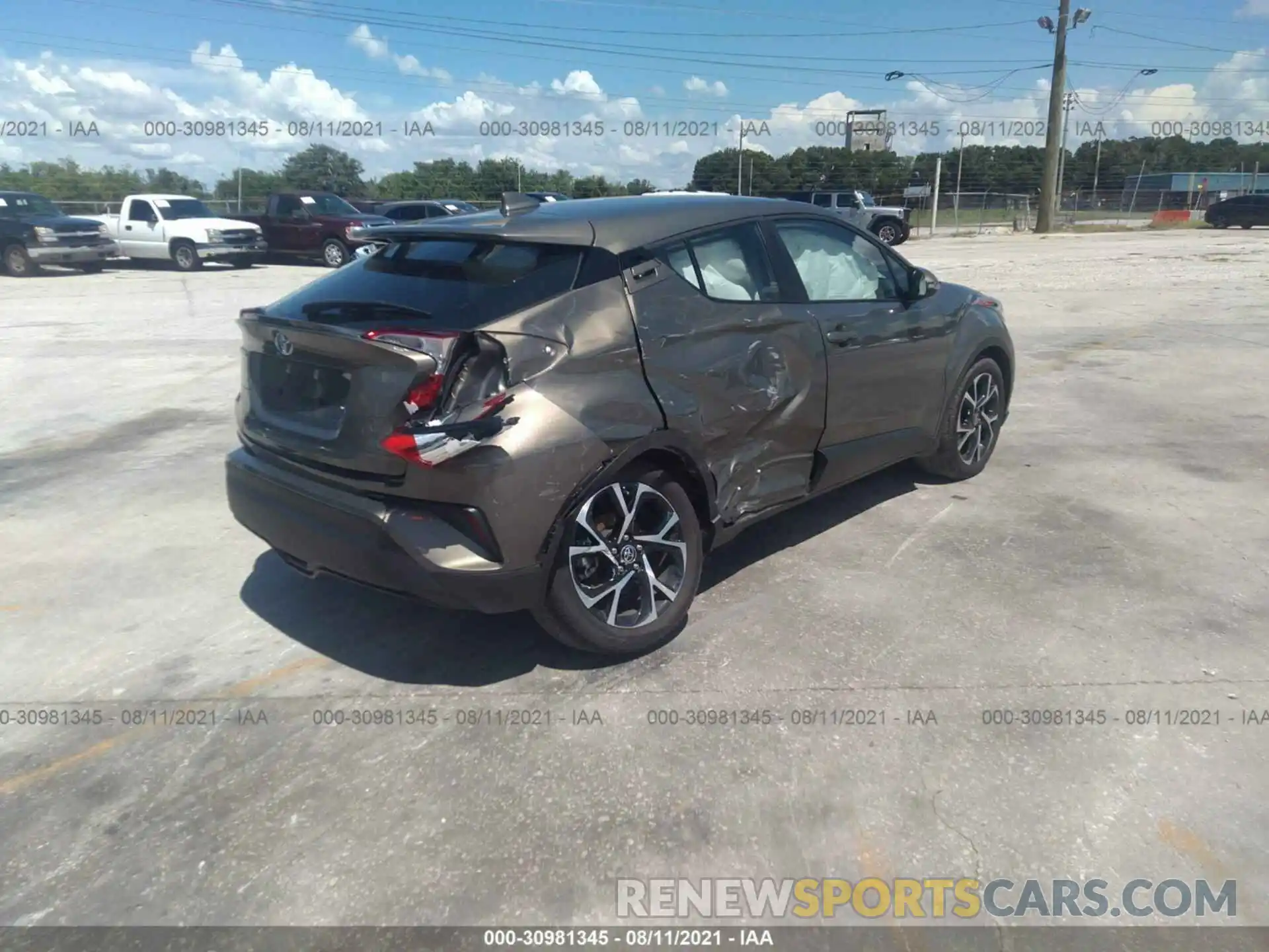 4 Photograph of a damaged car NMTKHMBXXMR125205 TOYOTA C-HR 2021