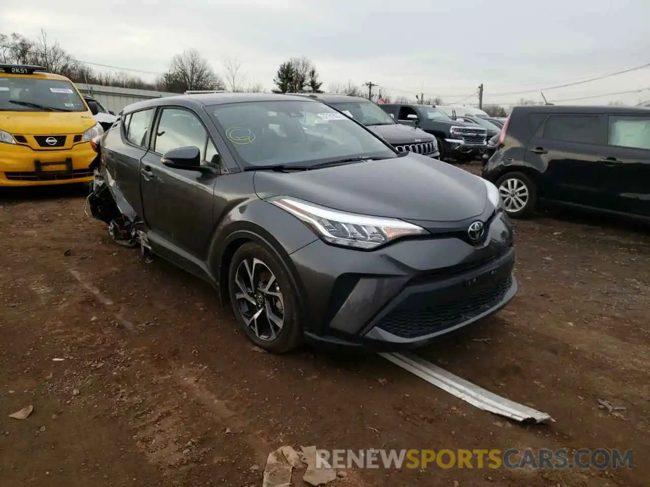 1 Photograph of a damaged car NMTKHMBXXMR127827 TOYOTA C-HR 2021