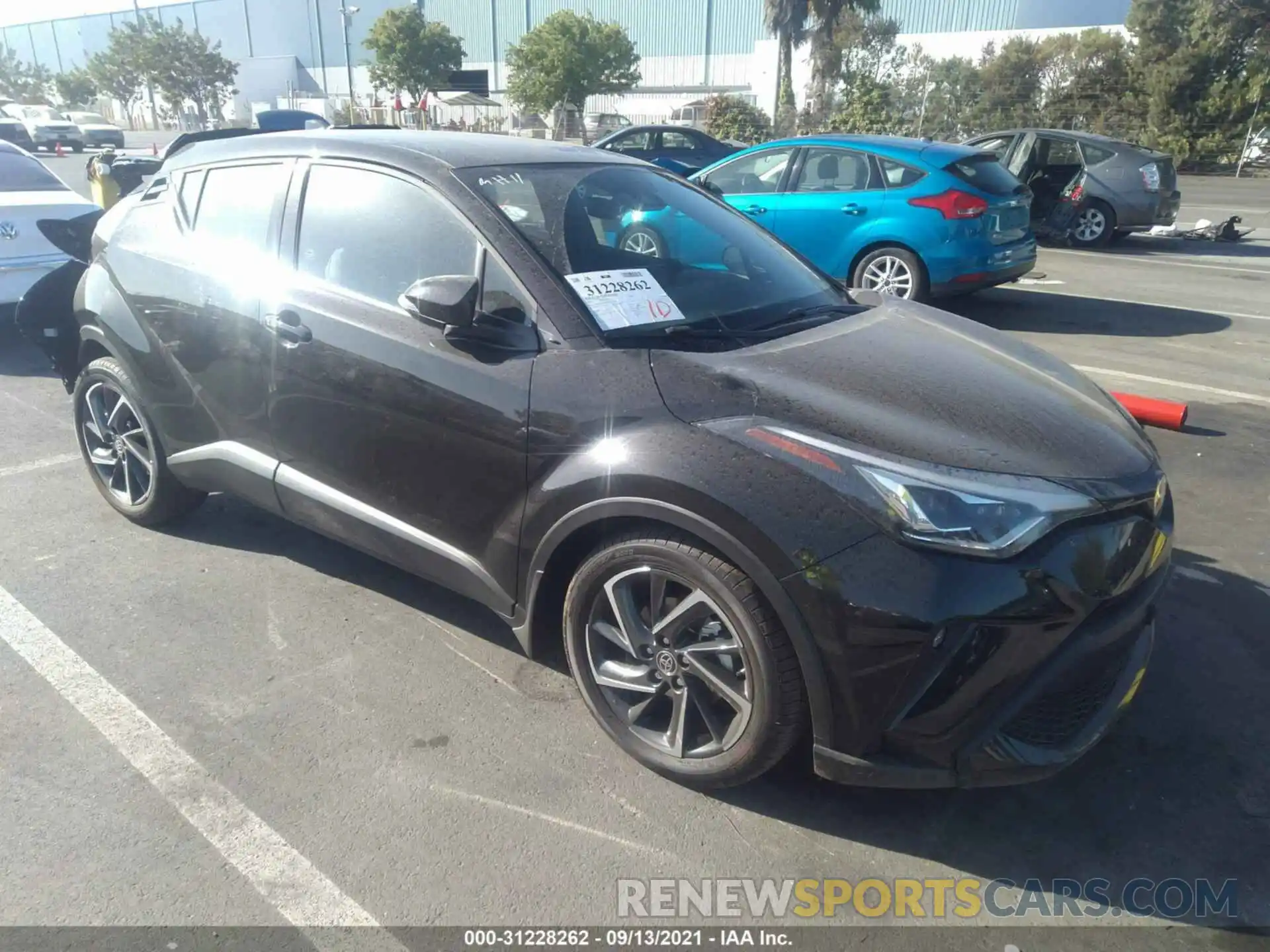 1 Photograph of a damaged car NMTKHMBXXMR129464 TOYOTA C-HR 2021