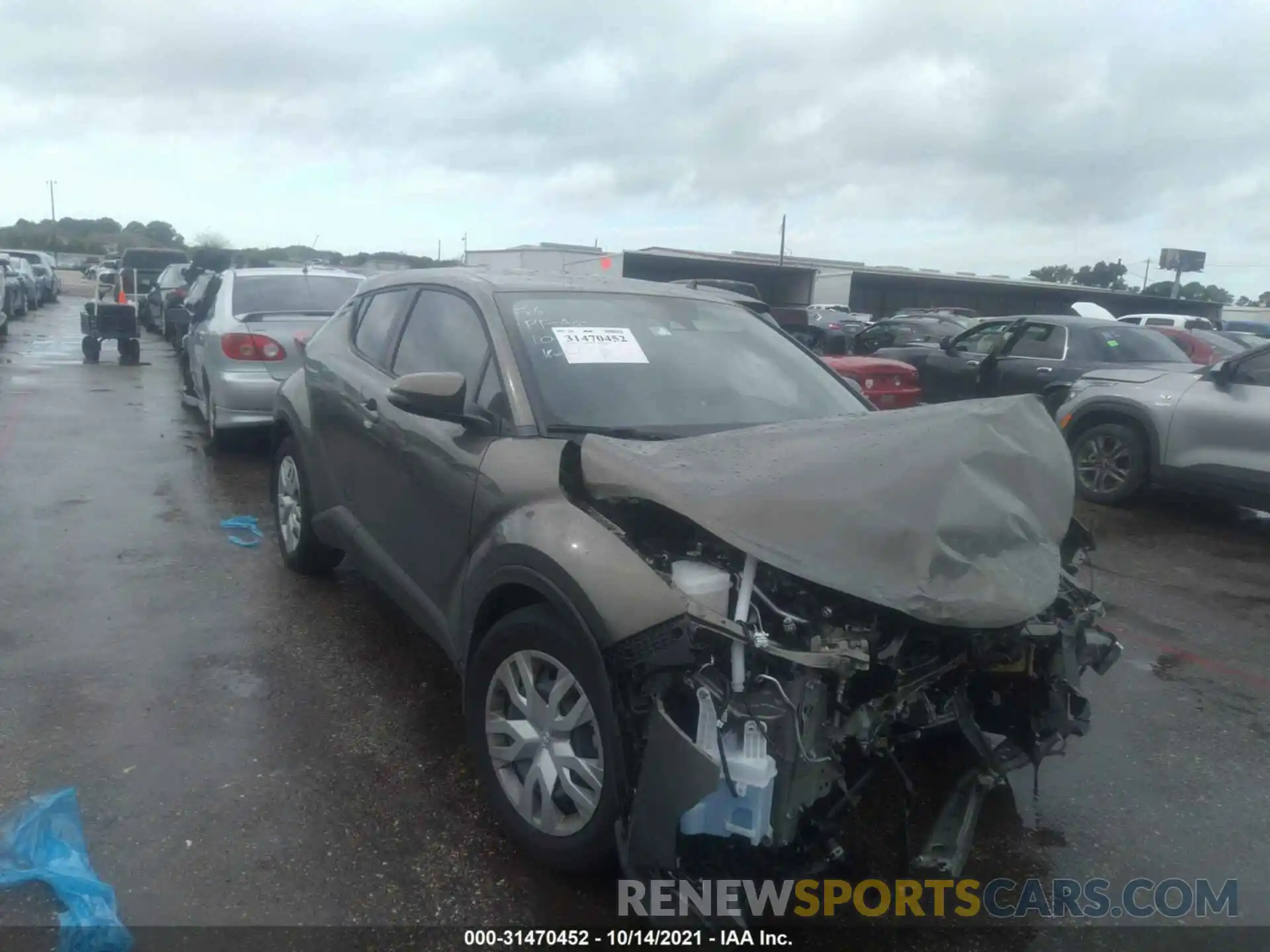 1 Photograph of a damaged car NMTKHMBXXMR131375 TOYOTA C-HR 2021