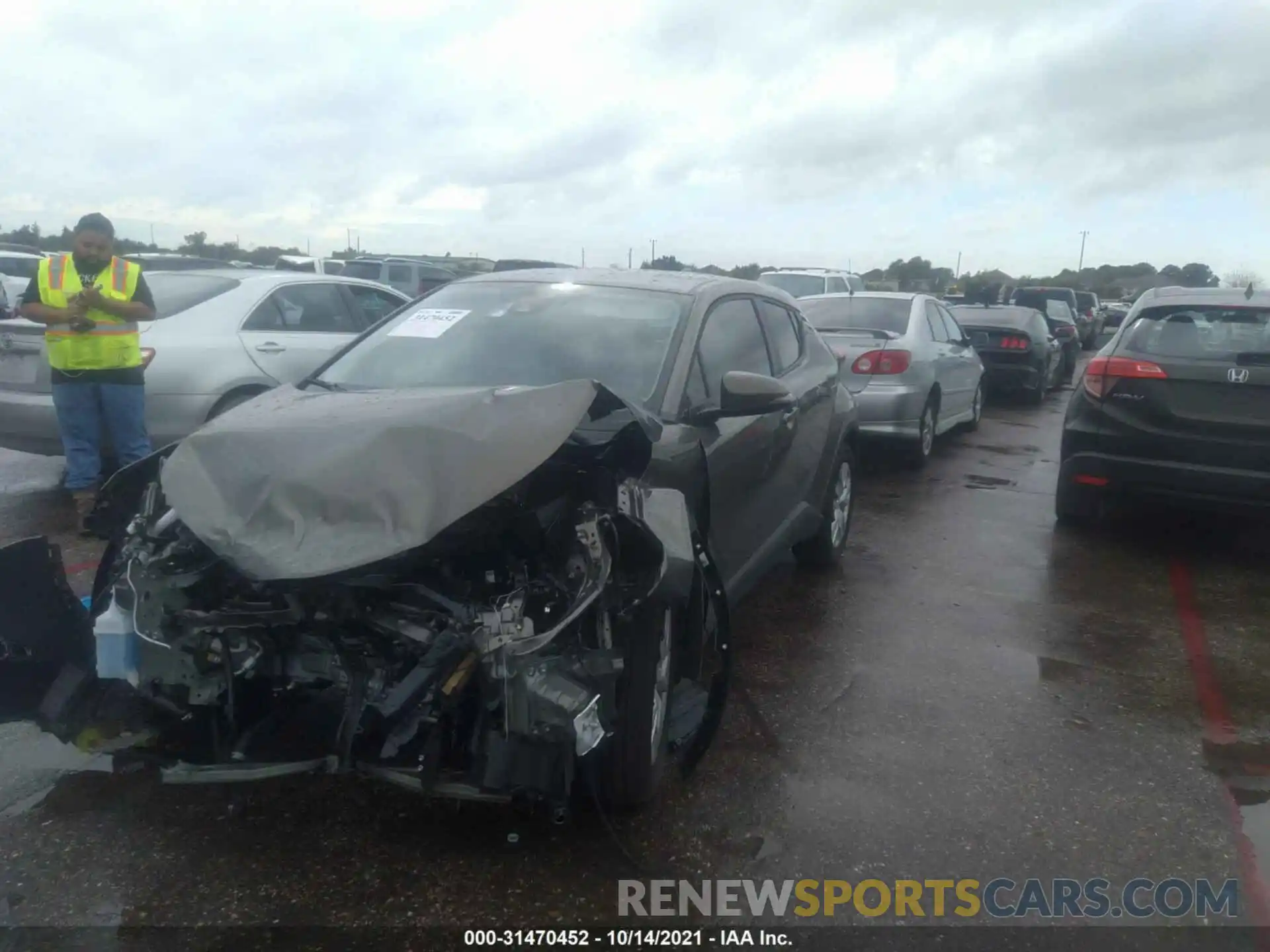 2 Photograph of a damaged car NMTKHMBXXMR131375 TOYOTA C-HR 2021