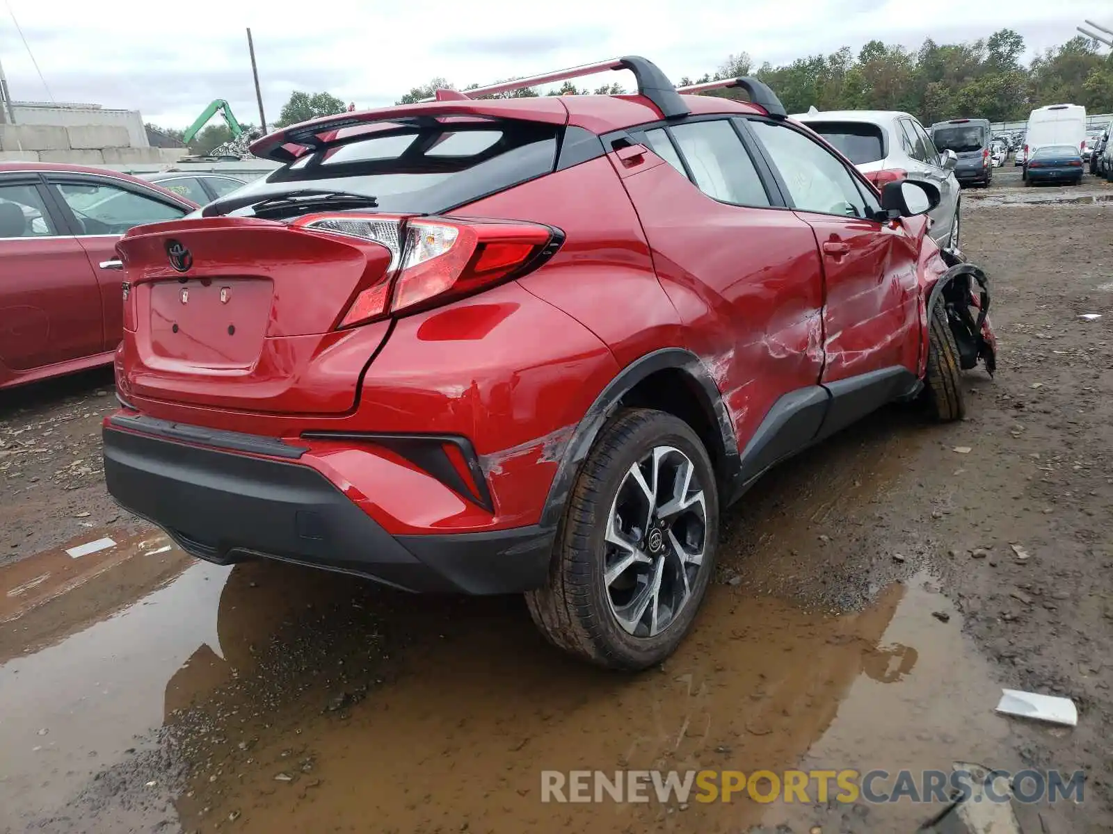 4 Photograph of a damaged car NMTKHMBXXMR134390 TOYOTA C-HR 2021