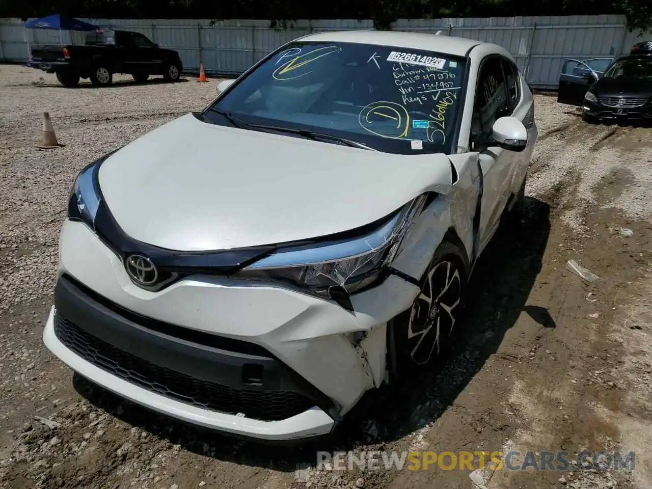 2 Фотография поврежденного автомобиля NMTKHMBXXMR134907 TOYOTA C-HR 2021