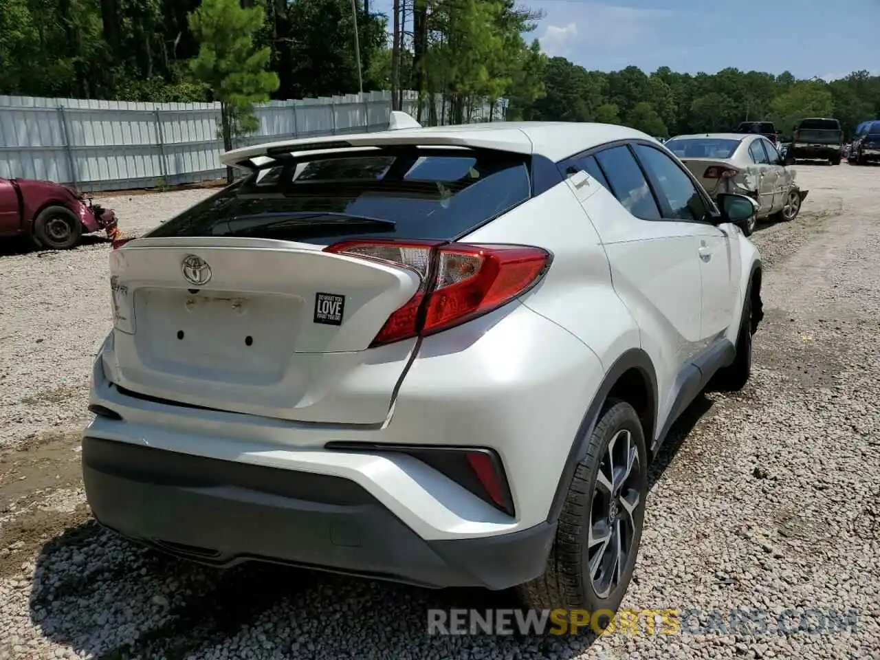 4 Photograph of a damaged car NMTKHMBXXMR134907 TOYOTA C-HR 2021