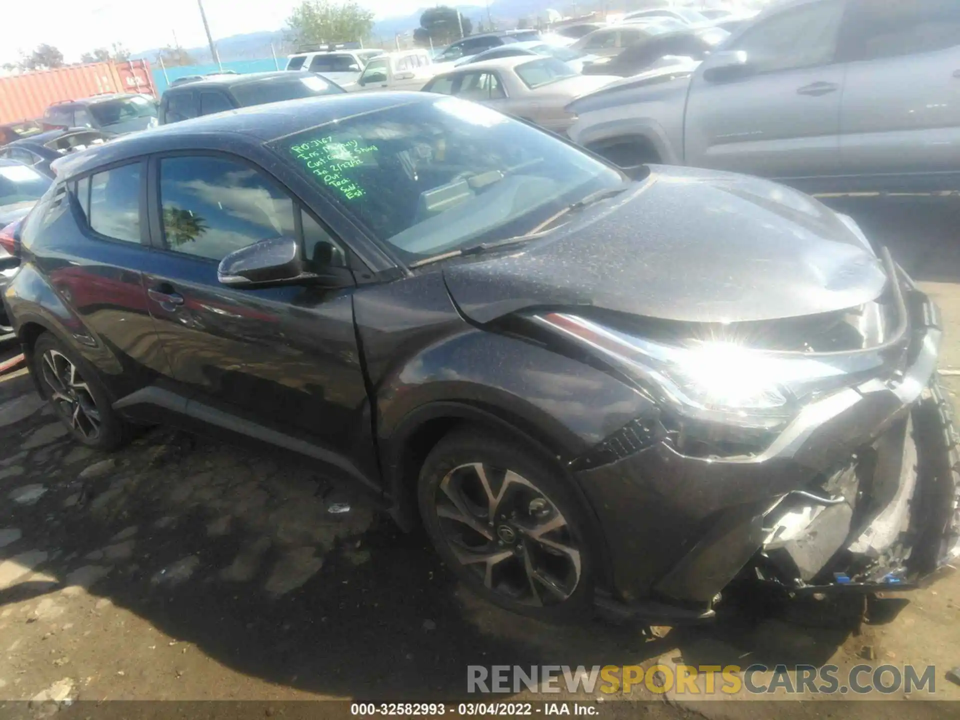 1 Photograph of a damaged car NMTKHMBXXMR136382 TOYOTA C-HR 2021