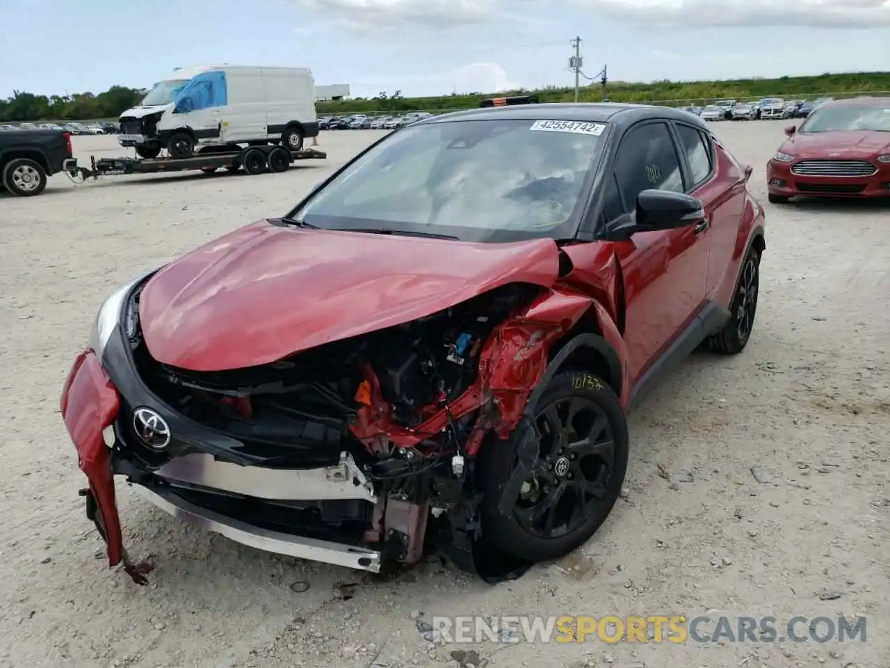 2 Photograph of a damaged car JTNKHMBX2N1130345 TOYOTA C-HR 2022