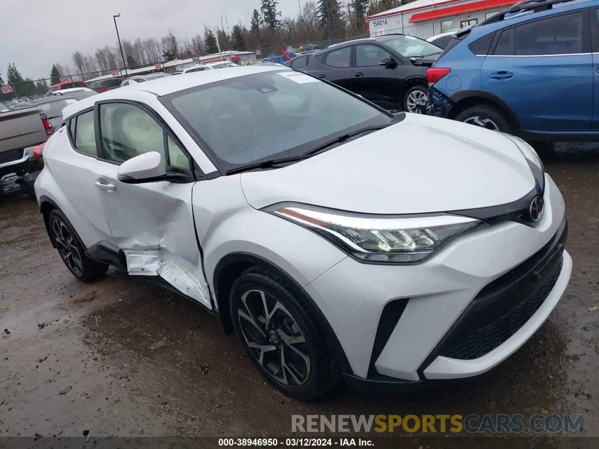 1 Photograph of a damaged car JTNKHMBX5N1133515 TOYOTA C-HR 2022