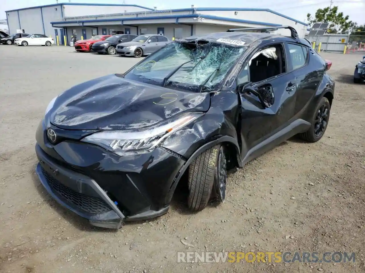 2 Photograph of a damaged car JTNKHMBX6N1131238 TOYOTA C-HR 2022