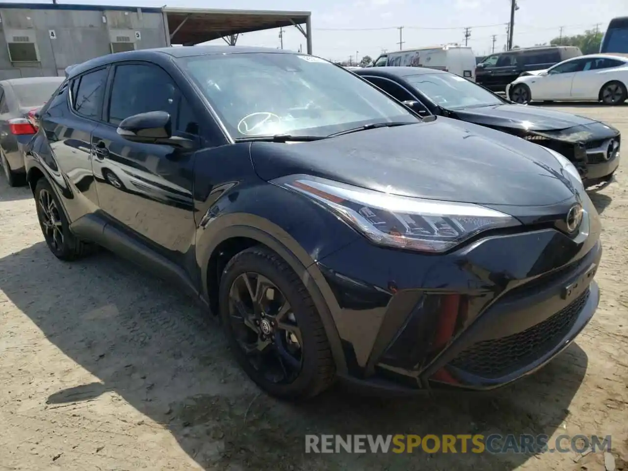 1 Photograph of a damaged car JTNKHMBX8N1131564 TOYOTA C-HR 2022