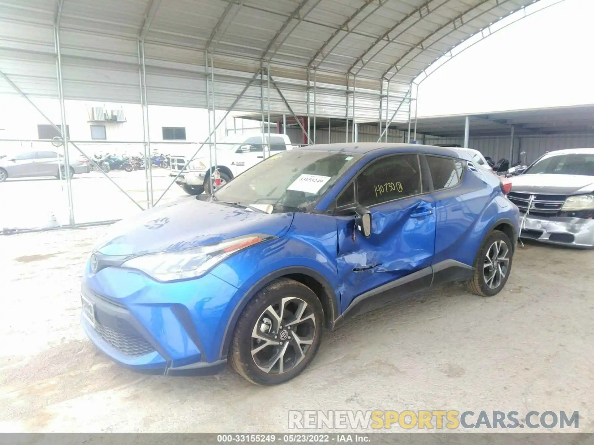 2 Photograph of a damaged car NMTKHMBX3NR140730 TOYOTA C-HR 2022