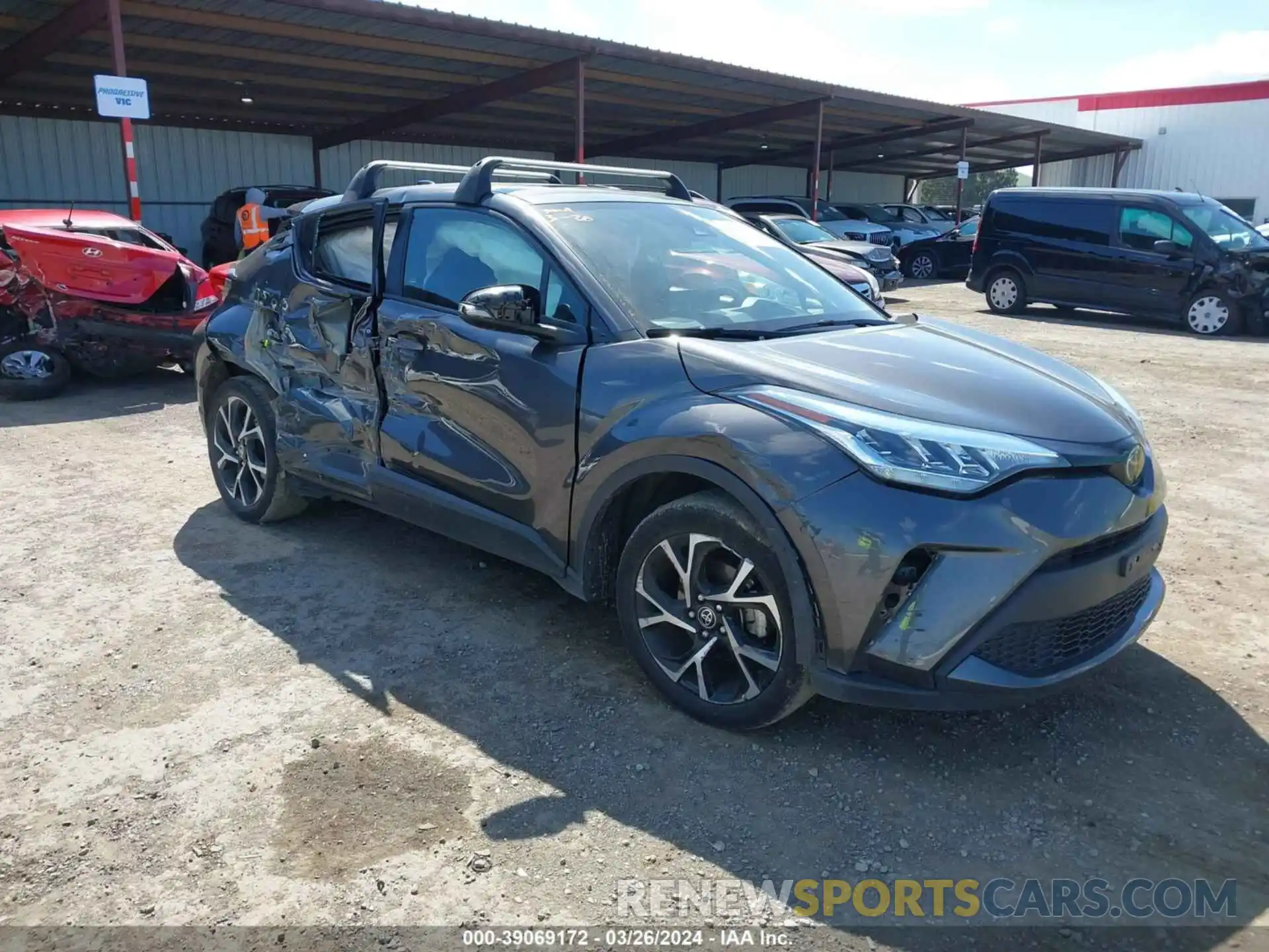 1 Фотография поврежденного автомобиля NMTKHMBX6NR141354 TOYOTA C-HR 2022