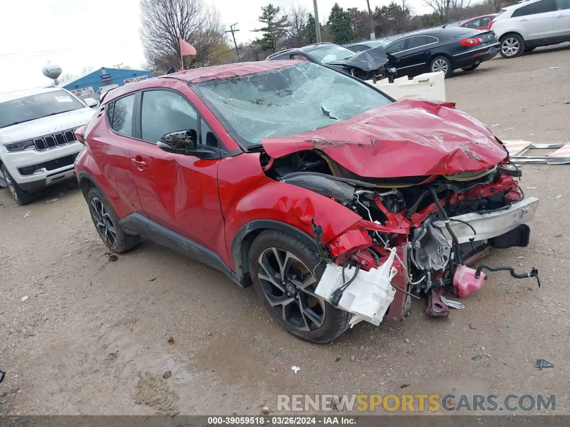 1 Photograph of a damaged car NMTKHMBX7NR143212 TOYOTA C-HR 2022