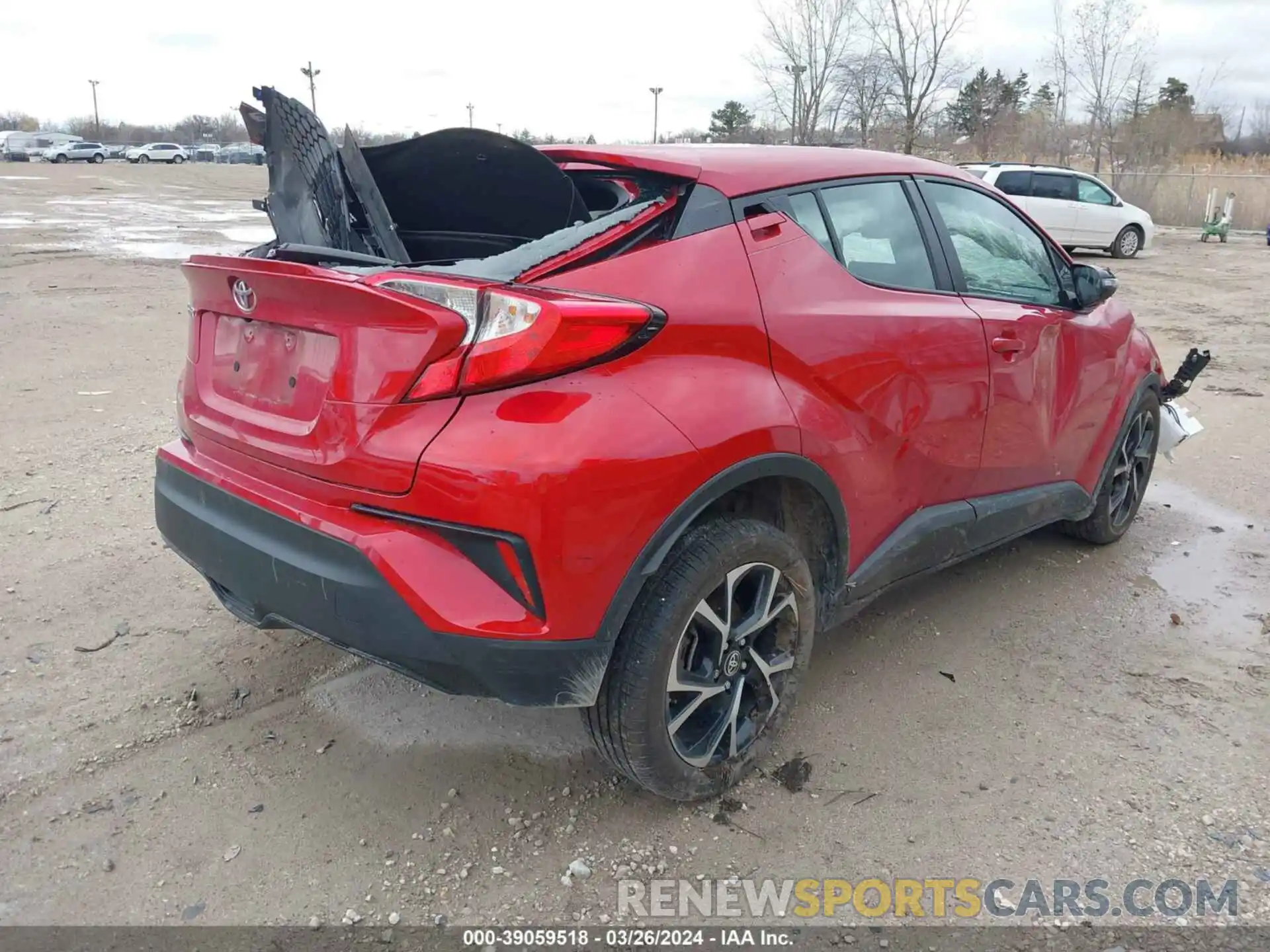 4 Photograph of a damaged car NMTKHMBX7NR143212 TOYOTA C-HR 2022