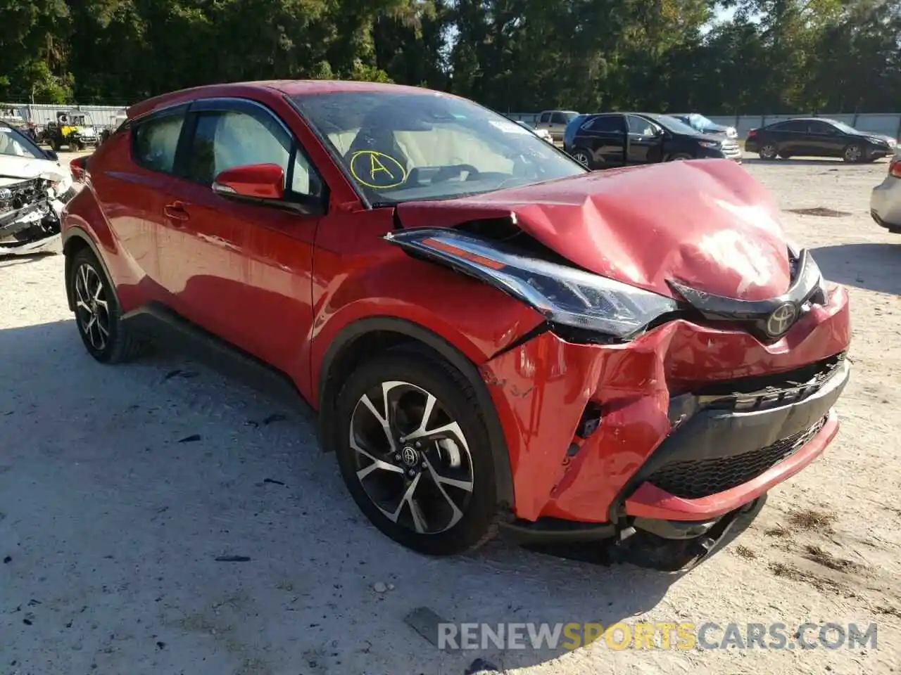 1 Photograph of a damaged car NMTKHMBX9NR141574 TOYOTA C-HR 2022