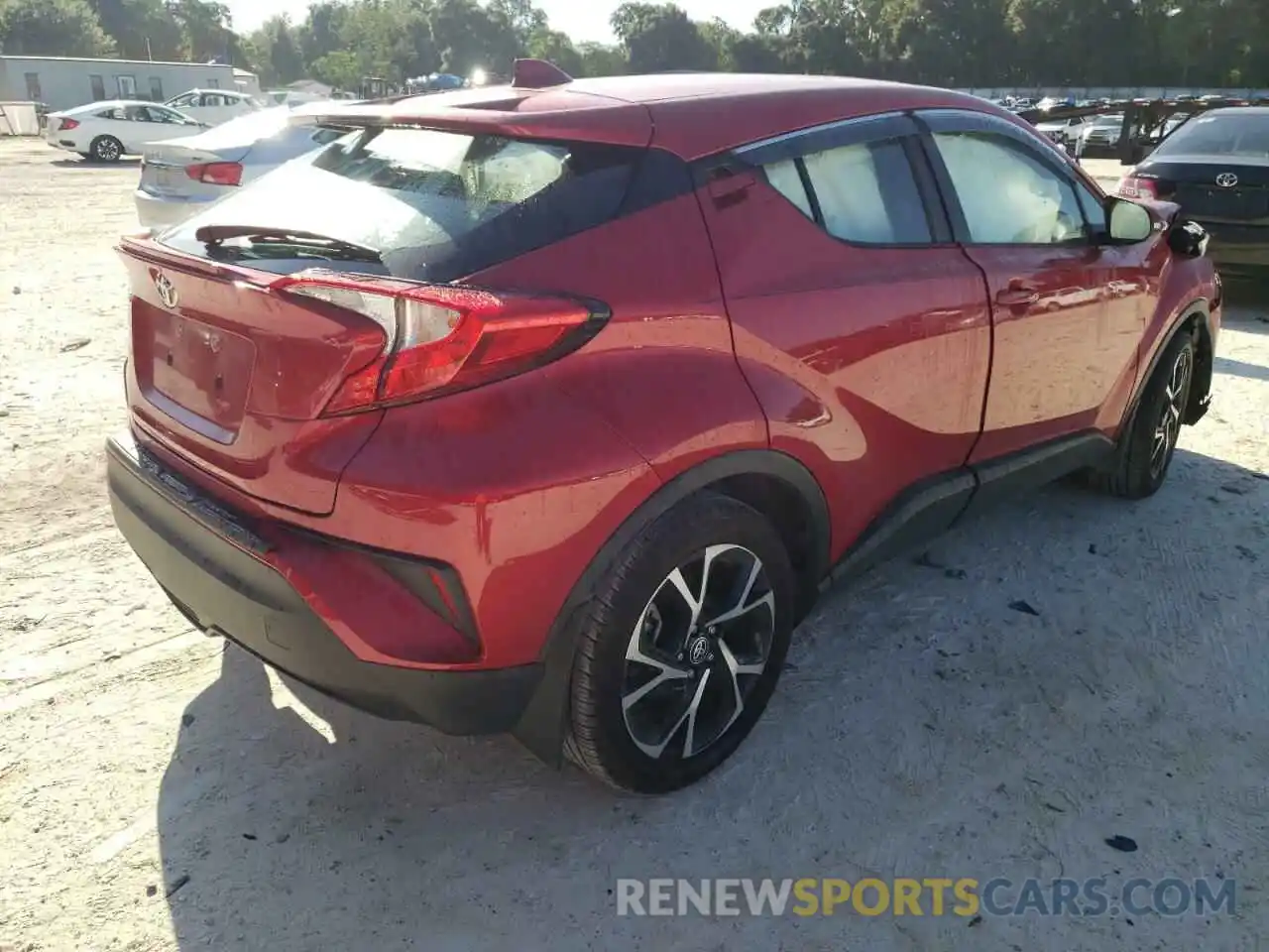 4 Photograph of a damaged car NMTKHMBX9NR141574 TOYOTA C-HR 2022