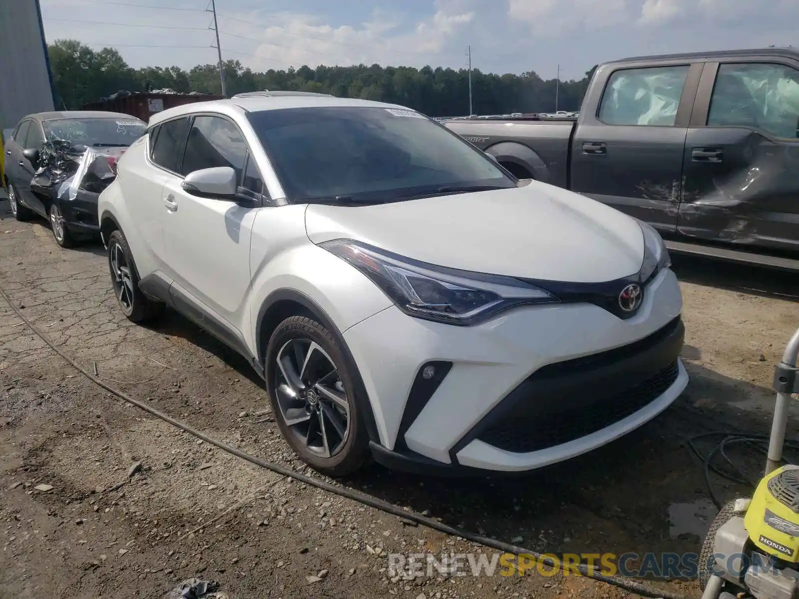 1 Photograph of a damaged car NMTKHMBX5MR126665 TOYOTA C-HR LE 2021