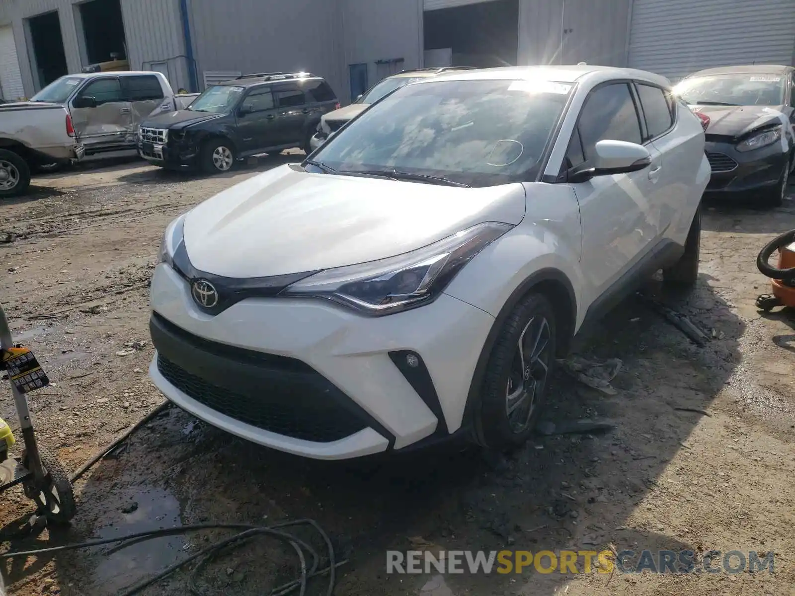 2 Photograph of a damaged car NMTKHMBX5MR126665 TOYOTA C-HR LE 2021