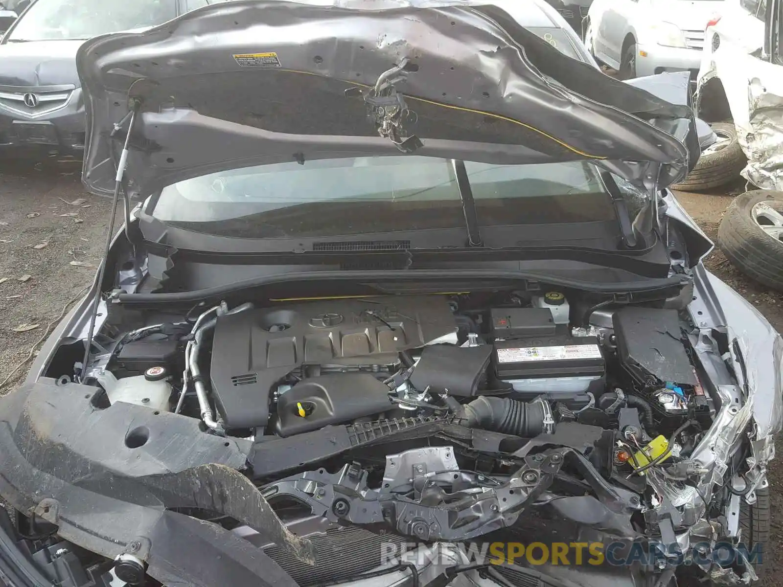 7 Photograph of a damaged car JTNKHMBX0K1012449 TOYOTA C-HR XLE 2019