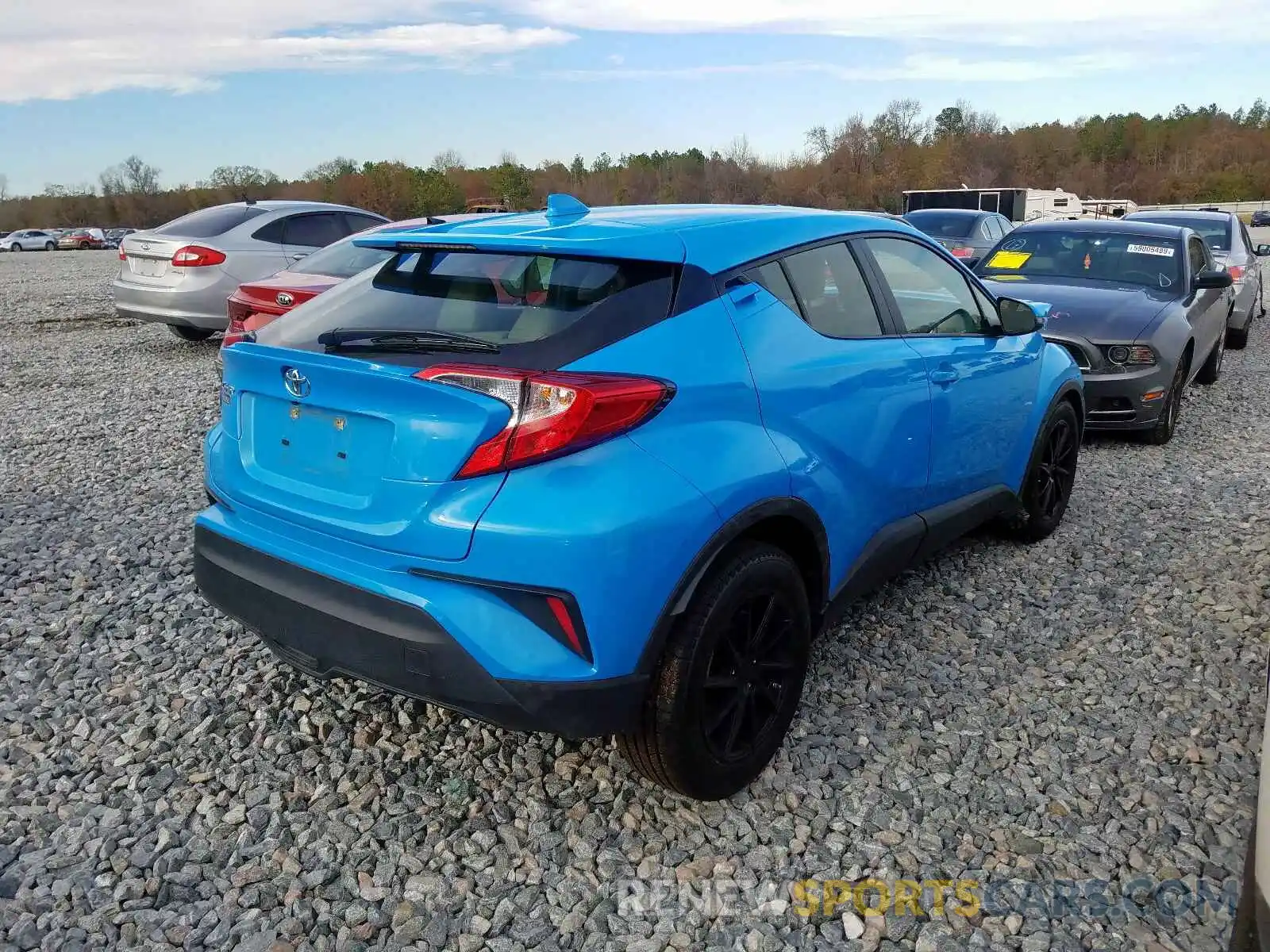 4 Фотография поврежденного автомобиля JTNKHMBX0K1026903 TOYOTA C-HR XLE 2019