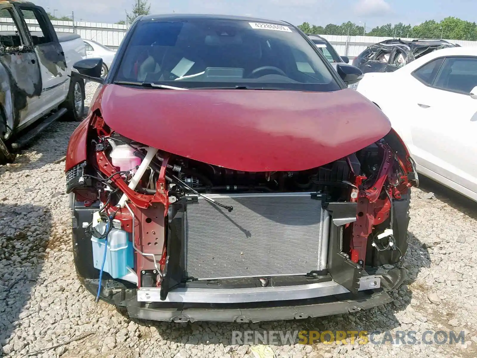 9 Photograph of a damaged car JTNKHMBX0K1038999 TOYOTA C-HR XLE 2019