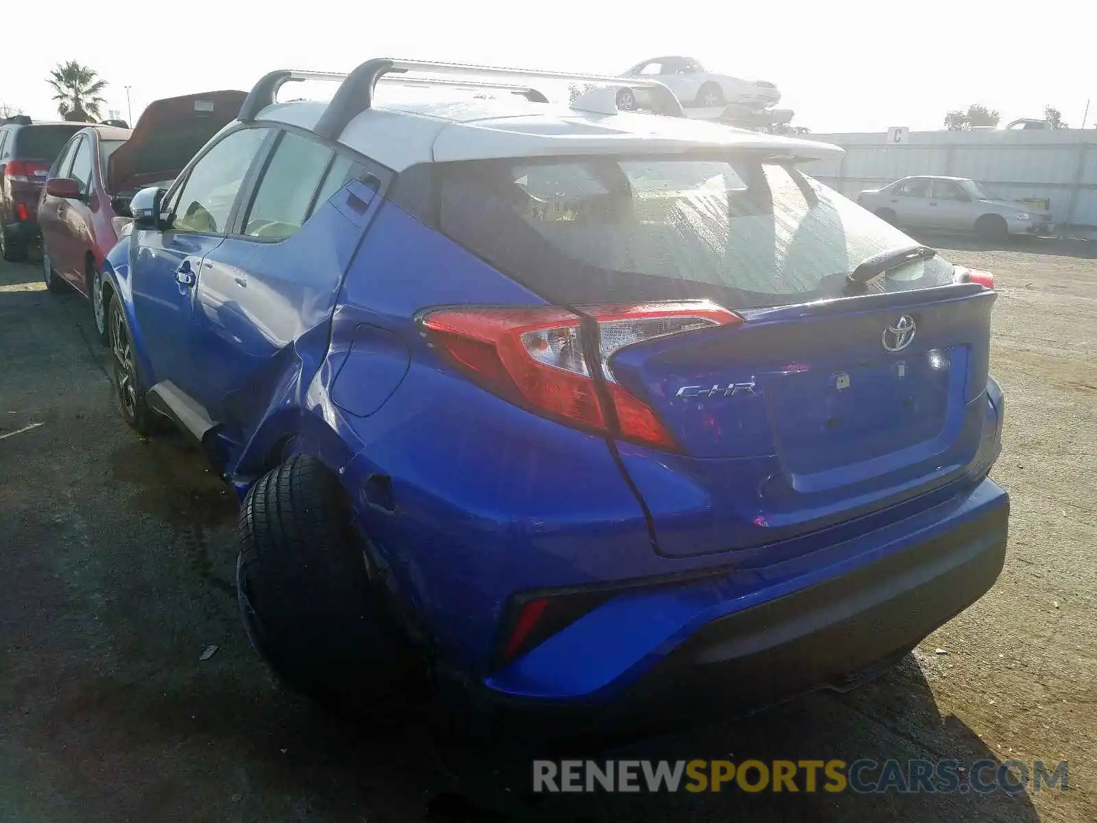 3 Photograph of a damaged car JTNKHMBX0K1051090 TOYOTA C-HR XLE 2019